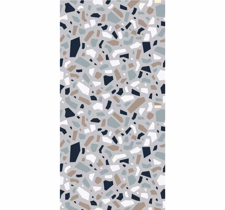 Muster tapete abstraktes terrazzo-muster - TenStickers