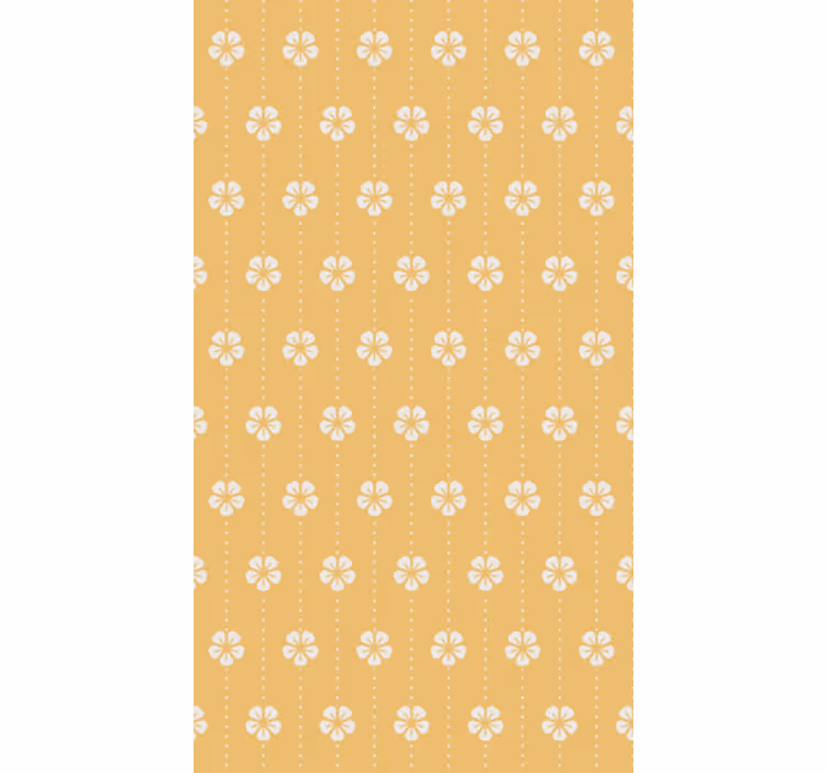 Tapete wohnzimmer mit elegantem blumenmuster - TenStickers