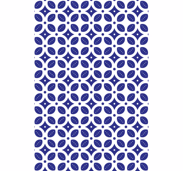 Tapete wohnzimmer mit geometrischem muster - TenStickers