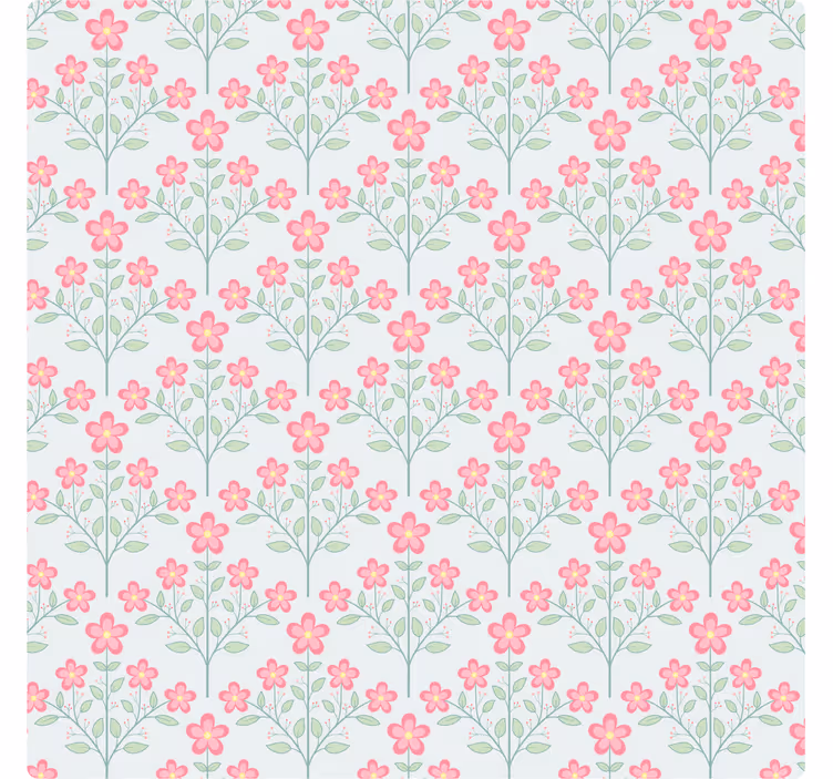 Fliesen tapete mit floralen mini-kacheln - TenStickers