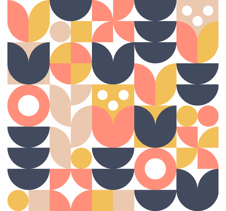 Tapete skandinavisch geometrische muster - TenStickers