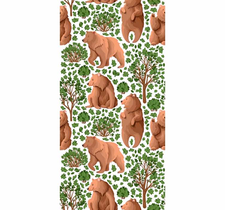 Tapete baum mit tierwelt - TenStickers