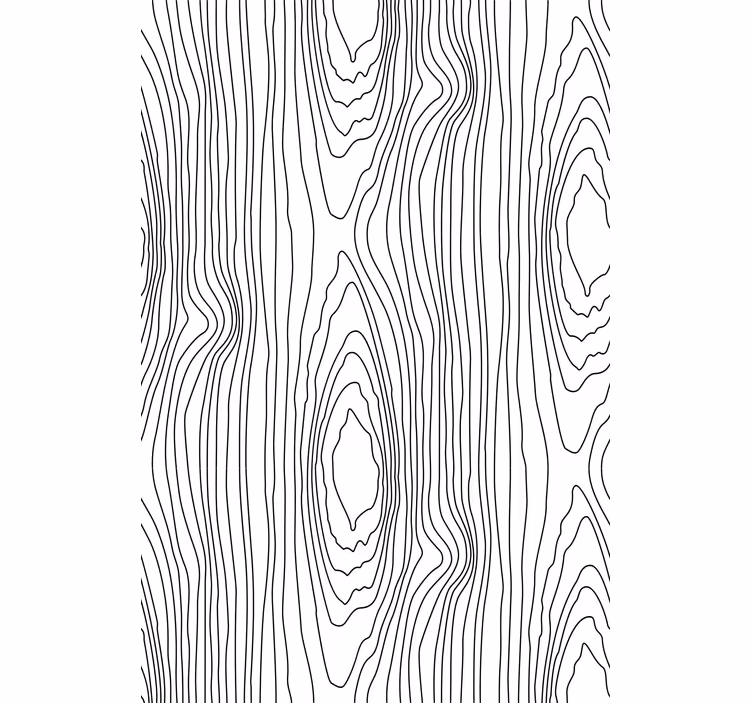 Tapete baum schwarze naturstreifen - TenStickers