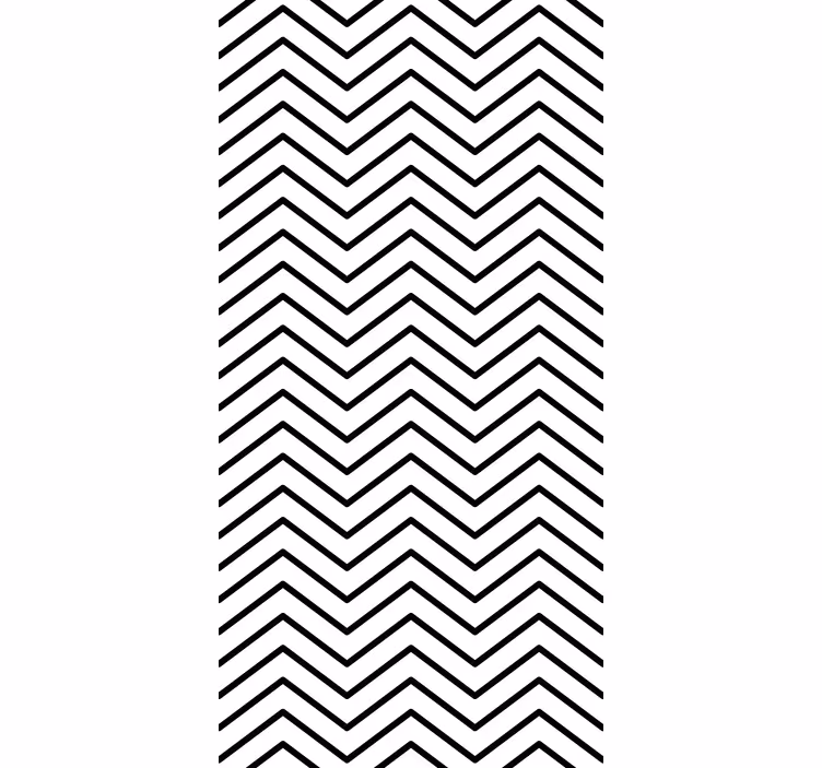 Tapete modern mit chevron-muster design - TenStickers