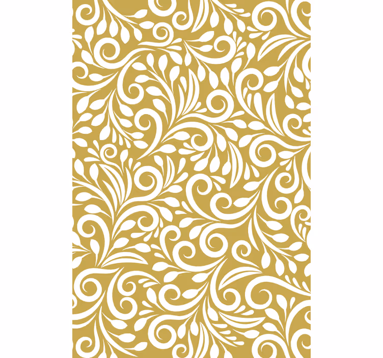 Tapete modern mit goldenem muster - TenStickers