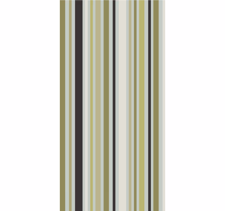 Tapete modern geometrisches muster grüne linien - TenStickers
