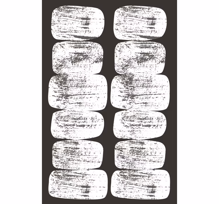 Tapete modern mit geometrischen formen im mid-century-stil - TenStickers