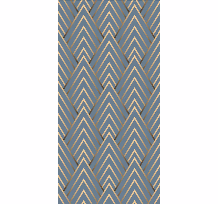 Tapete modern mit stilvollem geometrischem muster - TenStickers