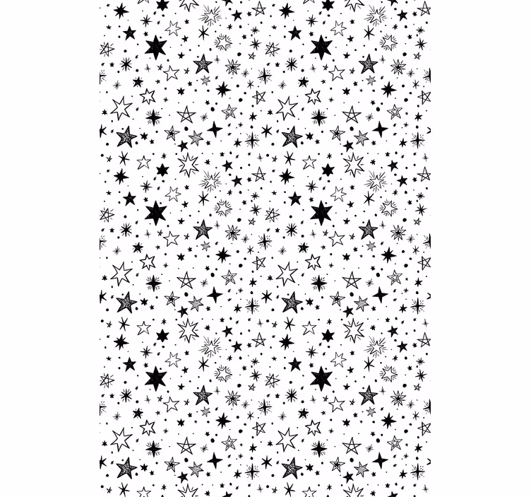 Tapete teenager im sternenhimmel-muster - TenStickers