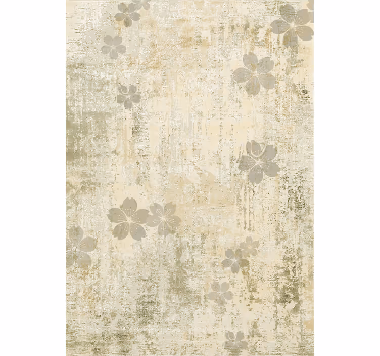 Tapete wohnzimmer subtile florale eleganz - TenStickers