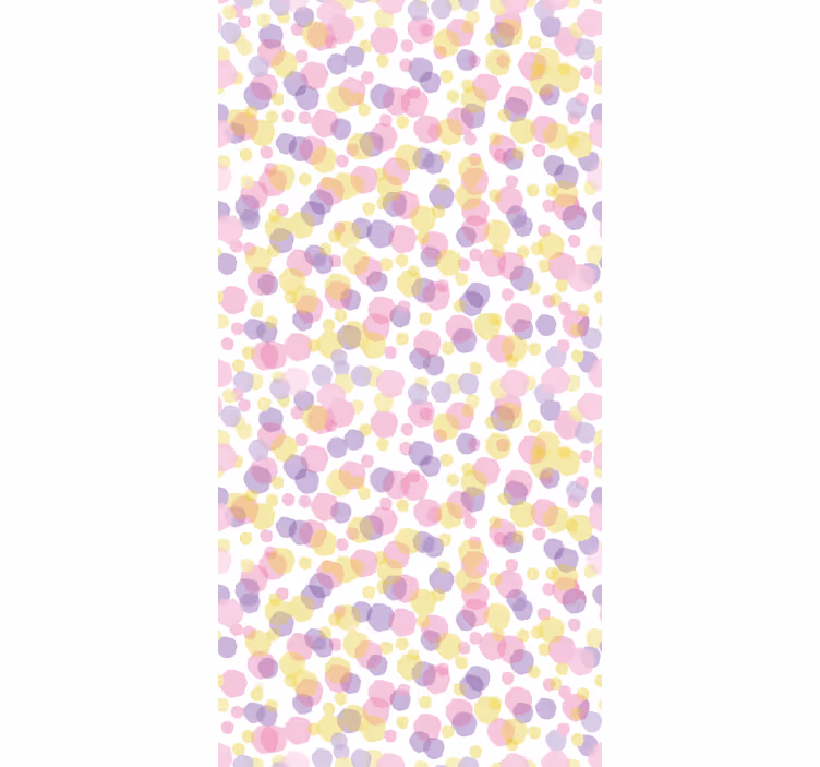 Tapete badezimmer mit pinken blasenmuster - TenStickers