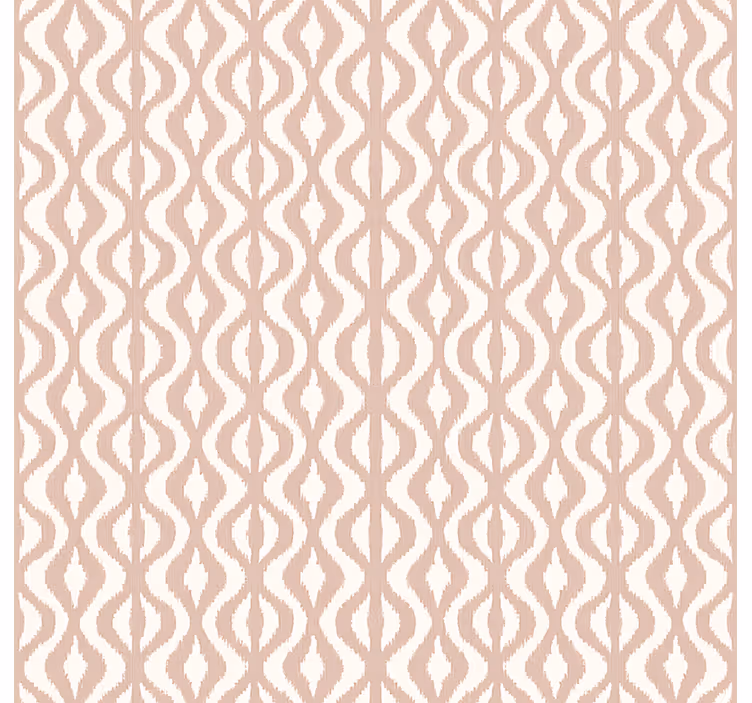 Tapete hochzeit dusty rose ikat geometrisch - TenStickers