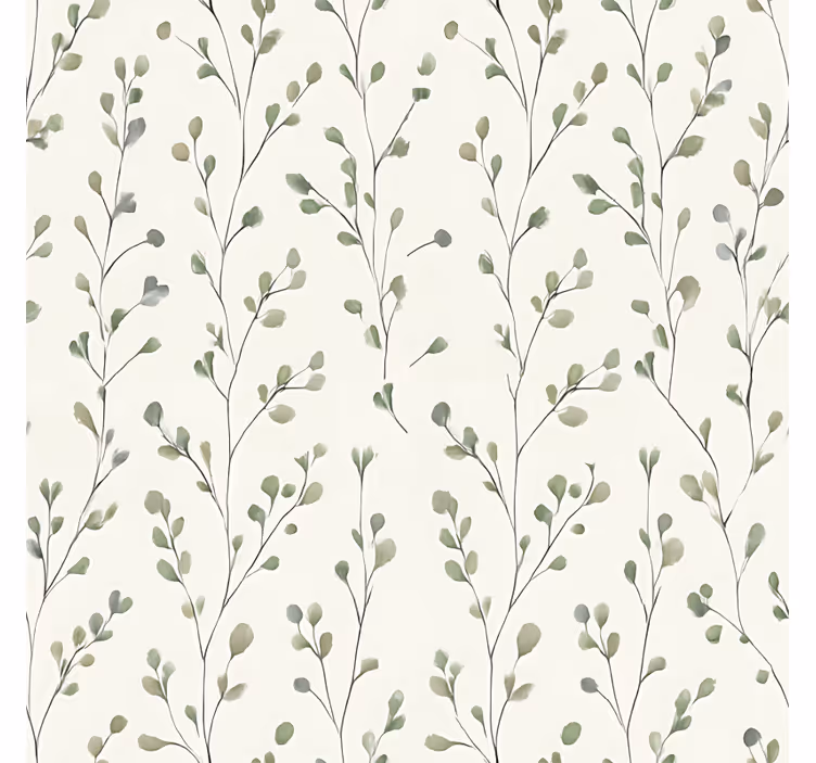 Tapete wohnzimmer kleine blumenmuster - TenStickers