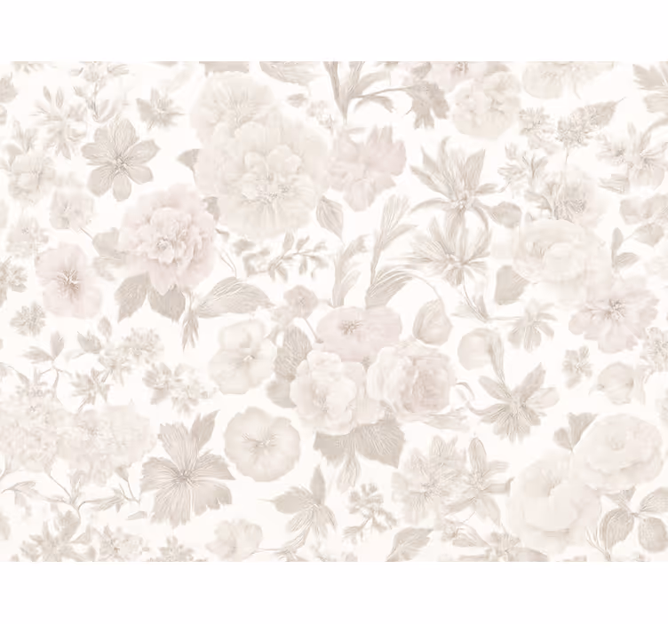 Tapete hochzeit im vintage floral design - TenStickers