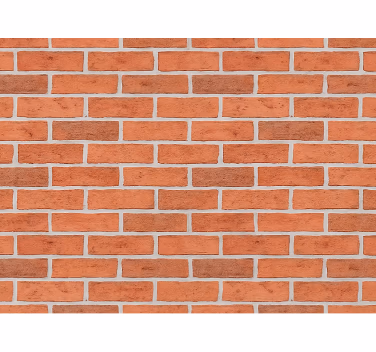 Ziegel tapete klassische rote backsteinmauer - TenStickers