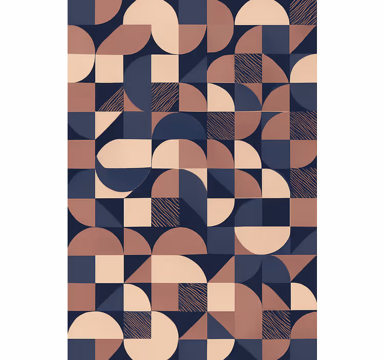 Tapete hochzeit abstraktes lila geometrisches design - TenStickers
