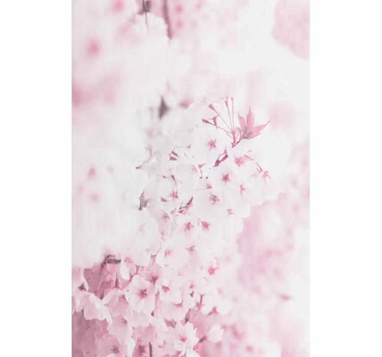 Blumentapete zartrosa blumenmuster - TenStickers