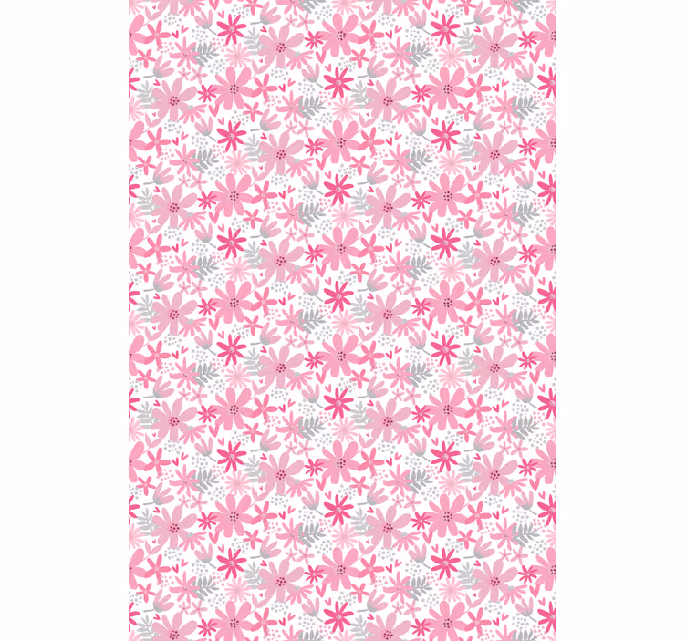 Tapete florale ornamente flowerprint yambo pink - TenStickers