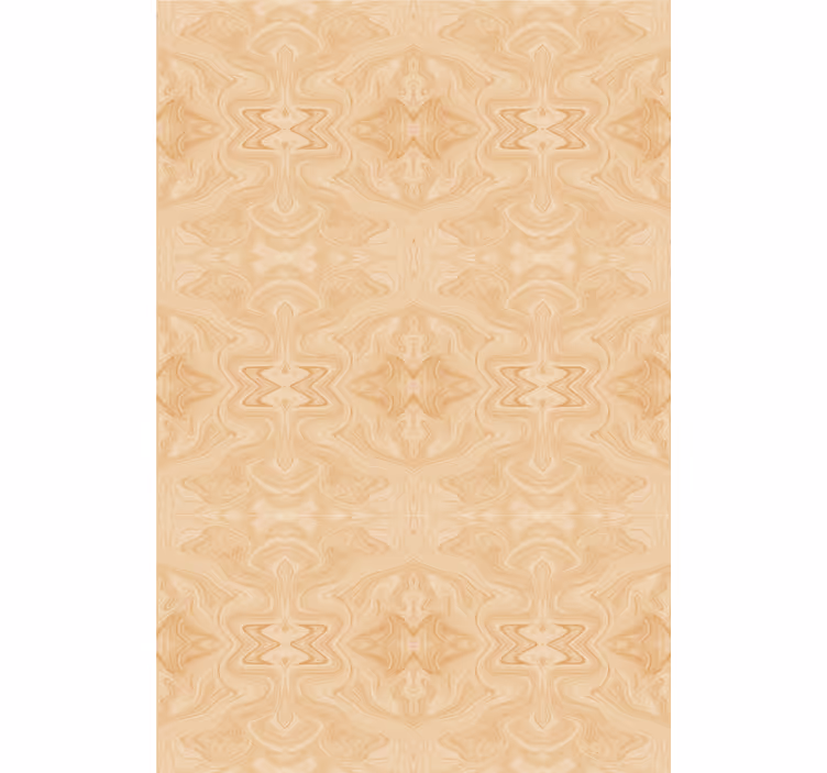 Tapete hochzeit im beige japandi-musterstil - TenStickers
