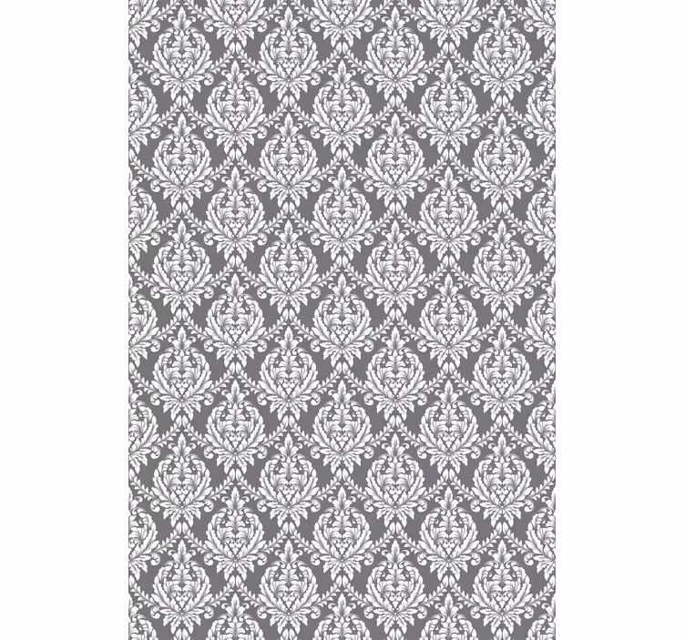 Tapete hochzeit graues damaskmuster - TenStickers