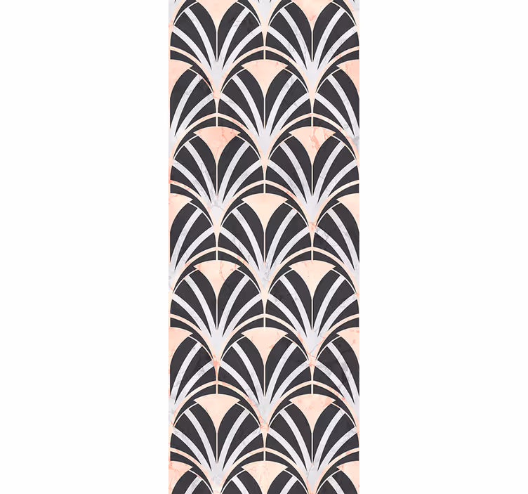Tapete schlafzimmer mit art deco marmor-effekt - TenStickers