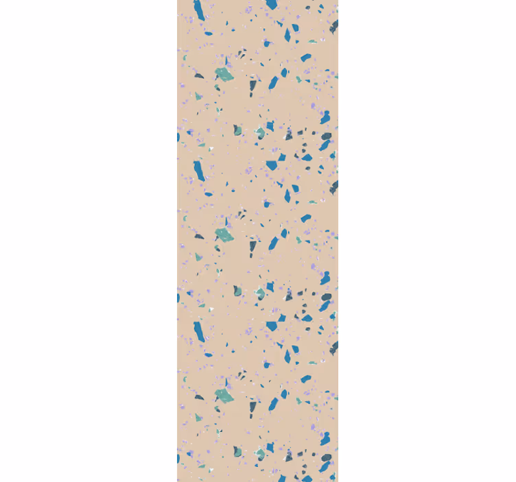 Tapete schlafzimmer bunte terrazzo-steine - TenStickers