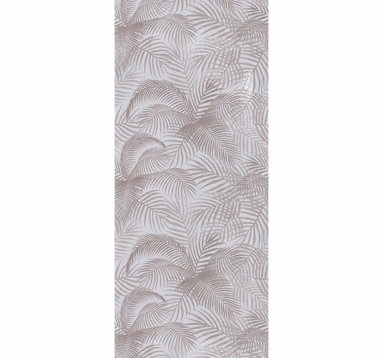 Tapete schlafzimmer graue elegante botanische 80er - TenStickers