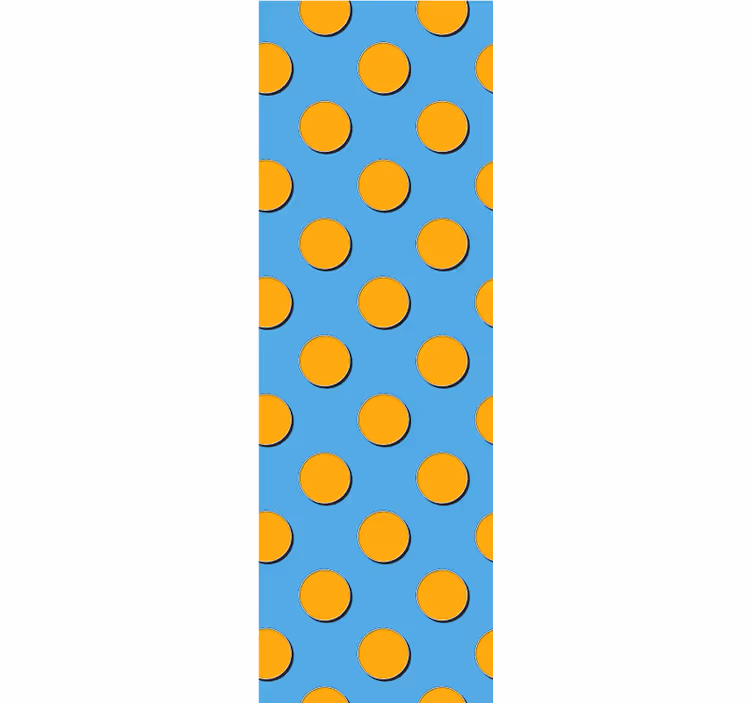 Tapete schlafzimmer retro punkte muster geometrisch - TenStickers