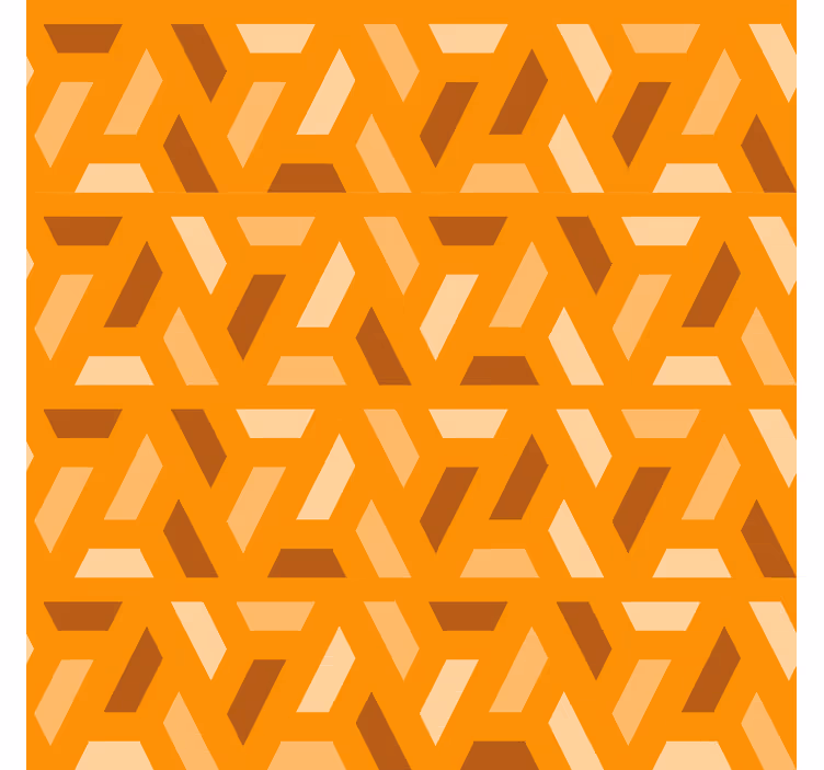 Tapete terrakotta modern geometrisch - TenStickers