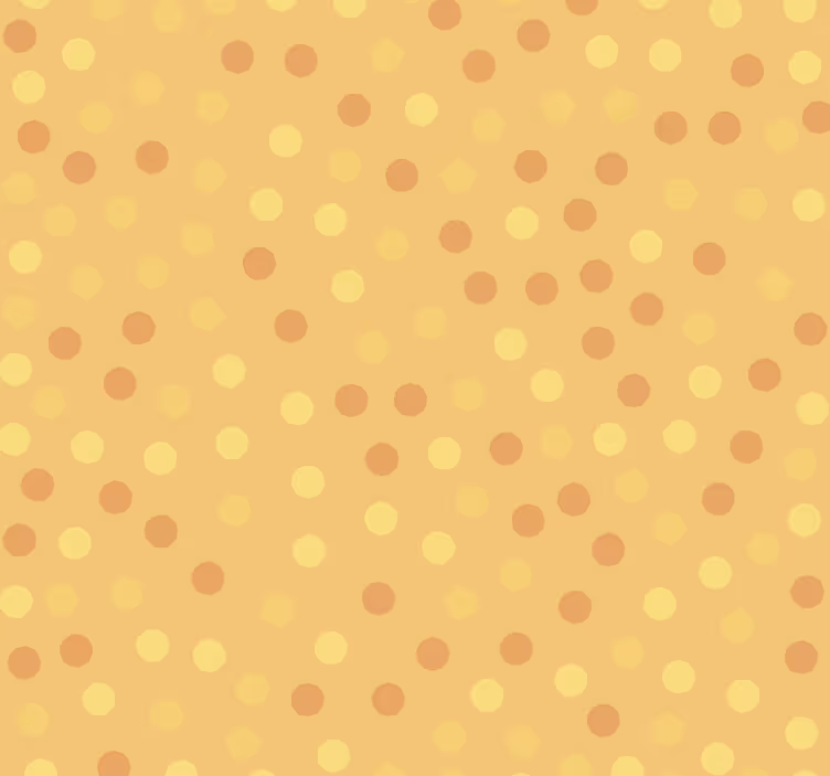 Tapete Küche Punkte in Orangetönen - TenStickers