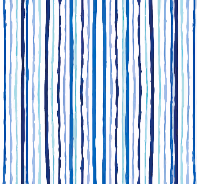 Tapete gestreift mit blauem vertikalem muster - TenStickers