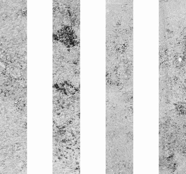 Graue Streifen Beton strukturierte Tapete - TenStickers