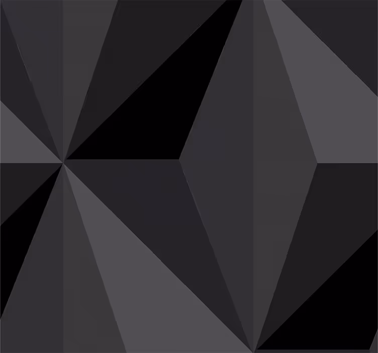 Dreieckige Schlafzimmer Tapete Geometrische dreiecke 3D - TenStickers