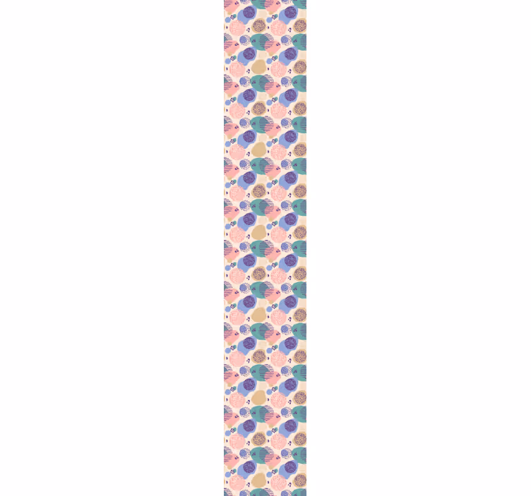 Tapete Modern polka-textur-mischung - TenStickers