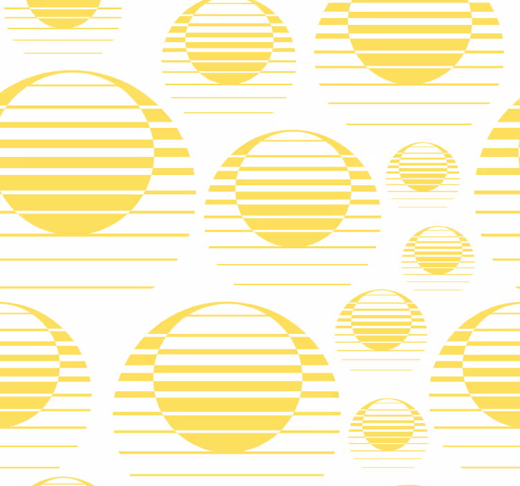 Tapete geometrisch geometrisches kreismuster - TenStickers