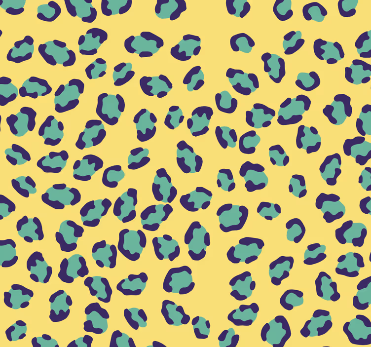 Tapete leopard im leopardenflecken-muster - TenStickers