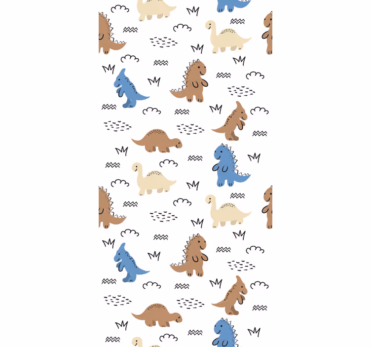 Tapete Baby dinosauriermuster - TenStickers
