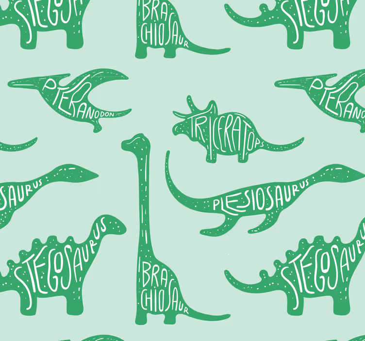 Dino Tapete dinosaurier-spielzimmer - TenStickers