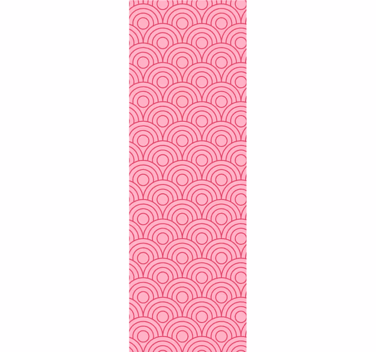Geometrische Tapete kreisförmige muster - TenStickers