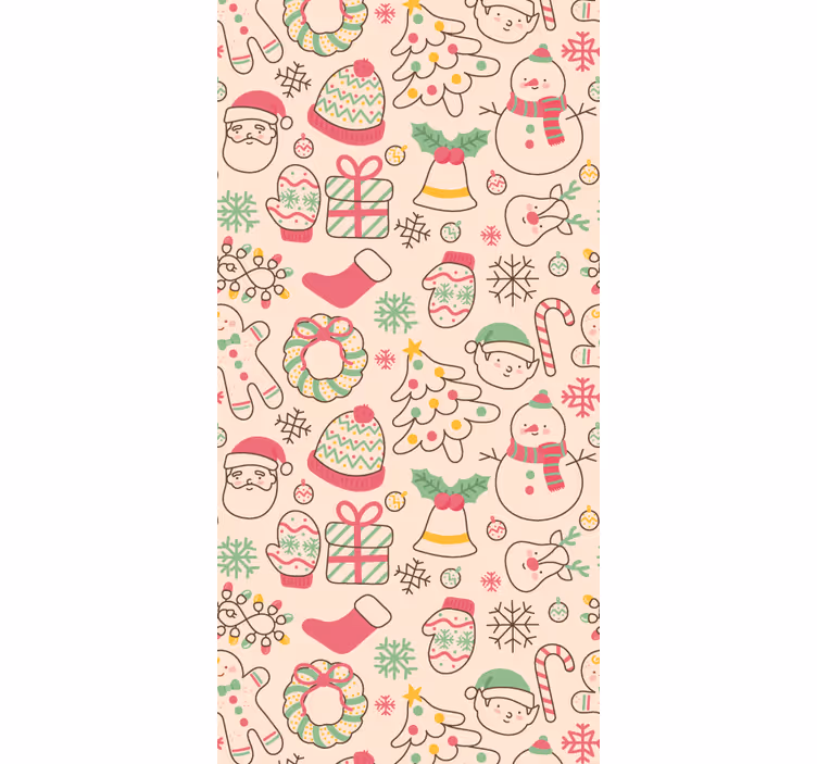 Weihnachtstapete festtagsstimmung - TenStickers