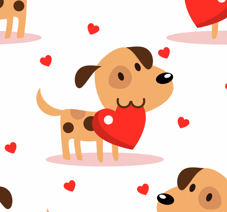 Tapete hunde für welpenliebe - TenStickers