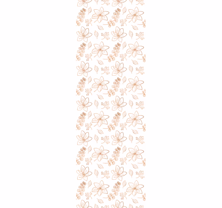 Blumentapete floraler akzent - TenStickers