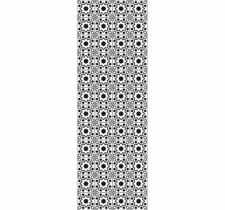 Fliesen Tapete geometrisches fliesenensemble - TenStickers