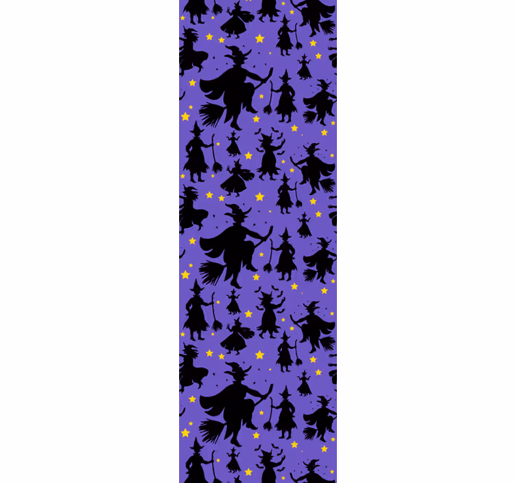 Halloween Tapete hexensilhouetten - TenStickers