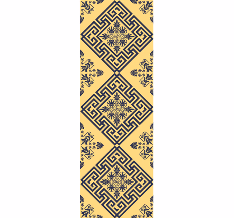 Fliesen Tapete geometrische fliese - TenStickers