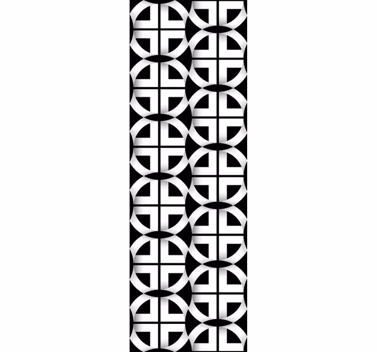 Tapete geometrisch geometrisches kreisnetz - TenStickers