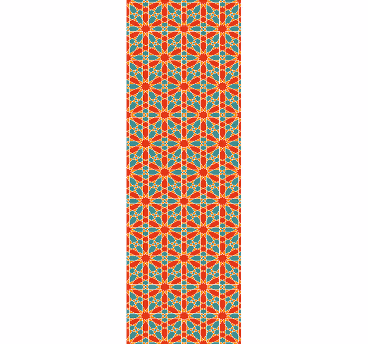 Tapete geometrisch kaleidoskop-symmetrie - TenStickers