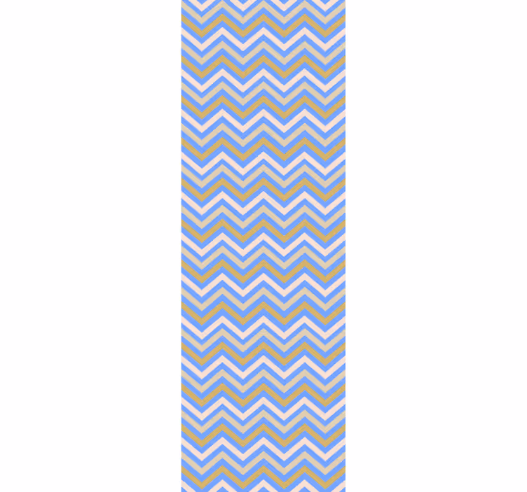 Tapete geometrisch mit chevron-mustern - TenStickers