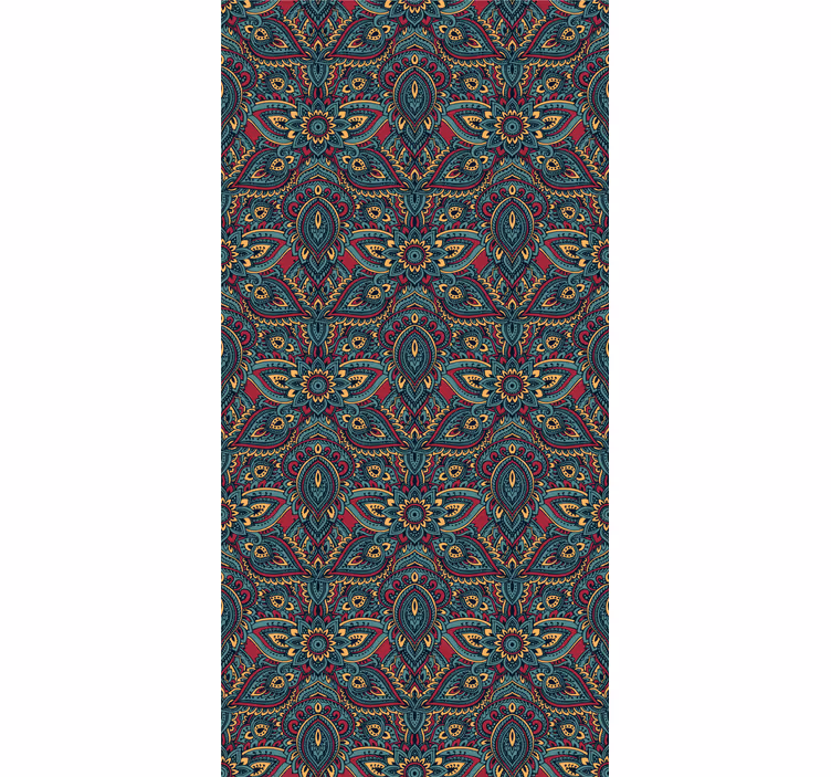 Ornament Tapete mandala-fusion - TenStickers