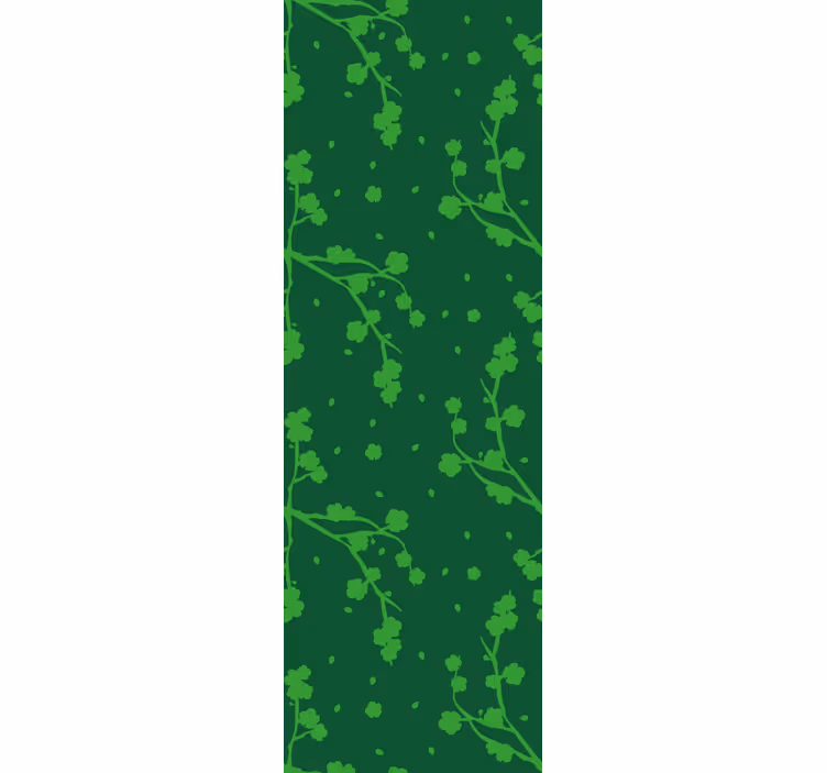 Tapete Blätter botanisches grün - TenStickers
